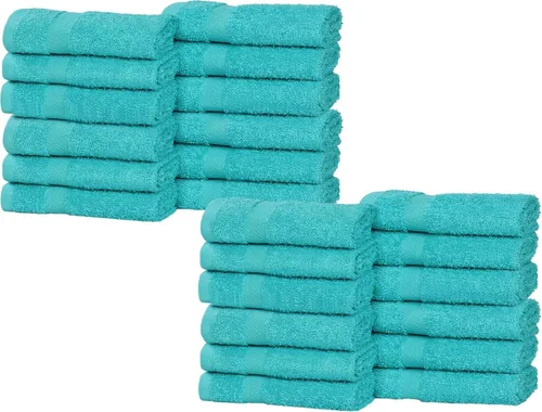 Miniatura 79 de Superior Juego de toallas surtidas de algodón de 6 piezas, incluye 2 toallas faciales, 2 manos y 2 toallas de baño, esenciales ligeros
