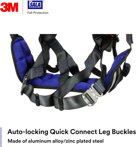 Miniatura 5 de 3M Unisex Dbi-sala 3m Exofit X300 X-style Tower Climbing Safety Harness With Rigid Seat Sling