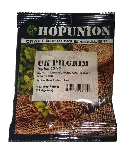 Miniatura 22 de HopUnion 2014A importó pellets de lúpulo para la fabricación de cerveza casera (melón alemán-casco), 1 oz