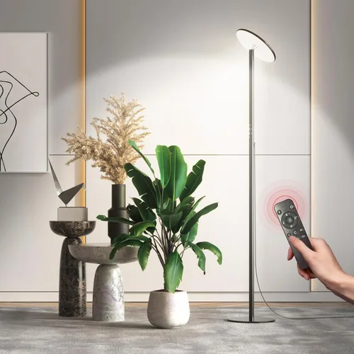 Miniatura 11 de Luz de crecimiento alto de espectro completo de 40 W, luz de planta de pie ajustable de 85 pulgadas para plantas de interior, regulable de 10