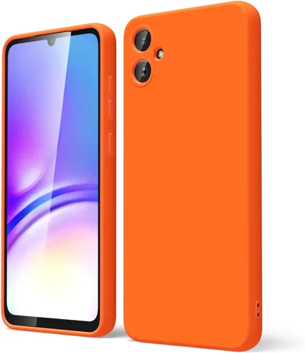 Miniatura 164 de oakxco Funda para teléfono Samsung Galaxy A12 con agarre de silicona líquida, linda delgada fina suave cubierta de gel de goma TPU lisa para mujeres