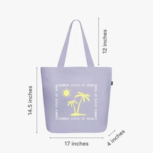 Miniatura 7 de Ecoright Bolsa de lona estética para mujer, bolsa grande con cremallera y bolsillo, bolsa de mano para mujer, para yoga, trabajo, playa