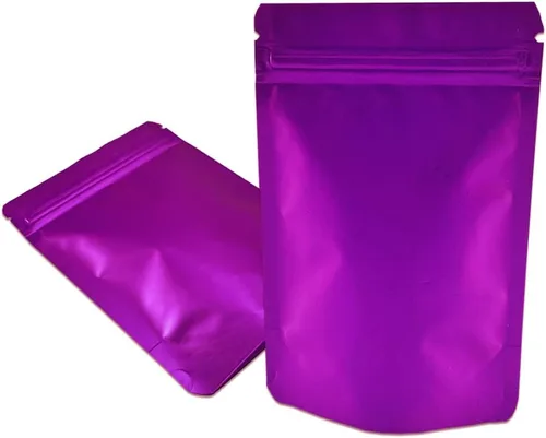 Miniatura 8 de PABCK Bolsas de sellado térmico resellables de 3.55 mil de grosor Mylar negro esmerilado, bolsas selladas de papel de aluminio negro esmerilado, 50
