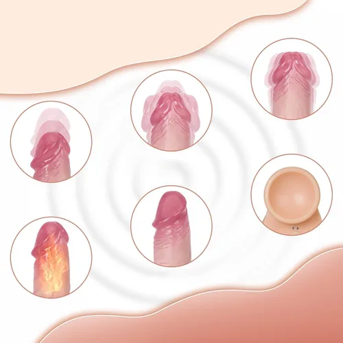 Miniatura 5 de Juguetes sexuales para adultos con control remoto para mujeres, consolador realista de silicona de 7.87 pulgadas con pene y ventosa fuerte para uso