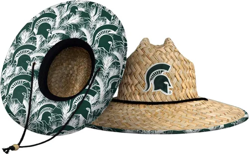 Miniatura 124 de FOCO - Sombrero de paja con logotipo de equipo universitario de NCAA y estampado floral para hombre TEAM LOGO