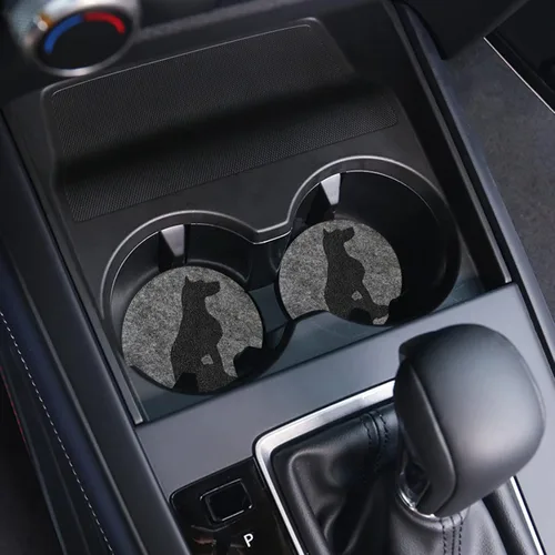 Miniatura 2 de Paquete de 2 portavasos para automóvil, 2.9 pulgadas, antideslizantes, a prueba de golpes, portavasos para automóvil, accesorios interiores