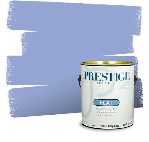 Miniatura 1613 de Pintura Exterior + imprimación PRESTIGE, todo-en-uno, 1 galón, acabado mate, color comparable al Valspar* Royal Gray* VS151-Gris real