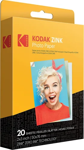 Miniatura 3 de KODAK Step Touch - Cámara digital de 13MP y impresora instantánea con pantalla táctil LCD de 3.5 pulgadas (8.89 cm) (color blanco), paquete Go