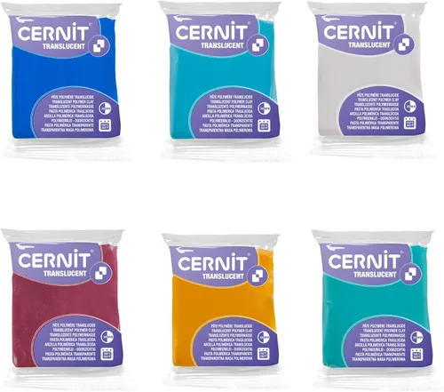 Miniatura 8 de CERNIT Arcilla transparente 1.98 oz, ámbar, 2.8 x 2.2 x 0.6 in