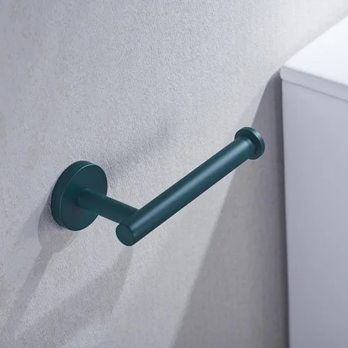 Miniatura 16 de Soporte de papel higiénico para baño, soporte para papel higiénico TP montado en la pared Blanco