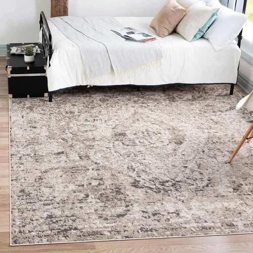 Miniatura 18 de Unique Loom Portland Collection Astoria - Alfombra cuadrada de 5 pies y 3 pulgadas, color beige y gris Beige/Gris