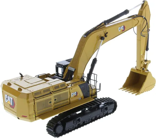 Miniatura 3 de Caterpillar 395 Excavadora hidráulica de próxima generación (versión de uso general) amarillo con operador y herramientas adicionales High Line