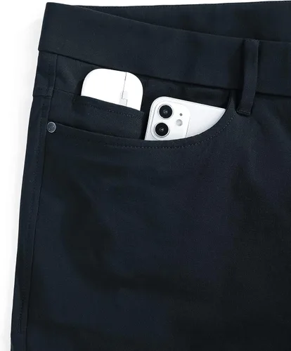 Miniatura 4 de CRZ YOGA Pantalones de golf cómodos para todo el día para hombre con 5 bolsillos, 303234 pulgadas, de secado rápido, ligeros, casuales, para trabajo