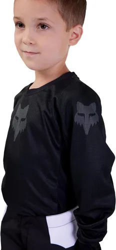 Miniatura 2 de Fox Racing 180 - Camiseta de motocross para niños, negro/negro, talla S