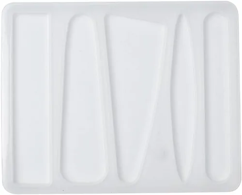 Miniatura 6 de 1 pinza para el cabello, molde de silicona, forma de barra rectangular en forma de lágrima, clip de resina, molde de fundición para hacer pasadores
