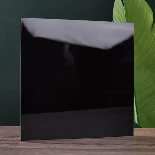 Miniatura 2 de 6 PCS Láminas de Plástico Acrílico Fundido Negro Opaco (no Transparente) de 8 x 8 Pulgadas (.118" de Grosor), para Letreros, Proyectos de Bricolaje.