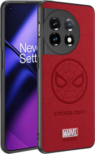 Miniatura 3 de IRON SPIDER Funda para OnePlus 11 5G, con personaje de superhéroe, compatible con OnePlus 11 (rojo) para hombre y mujer