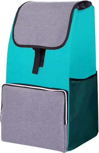 Bolsa de repuesto para carrito de compras, bolsa de repuesto impermeable con bolsillos laterales y bolsillo frontal, para marco de aleación de