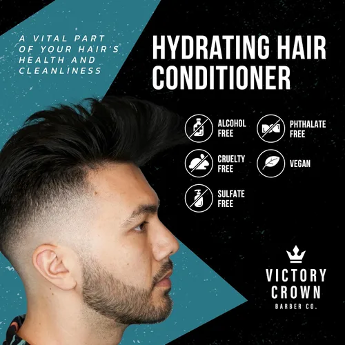 Miniatura 2 de Victory Crown Acondicionador hidratante infusión de humedad profunda con aceite de coco y manteca de karité, 8 onzas