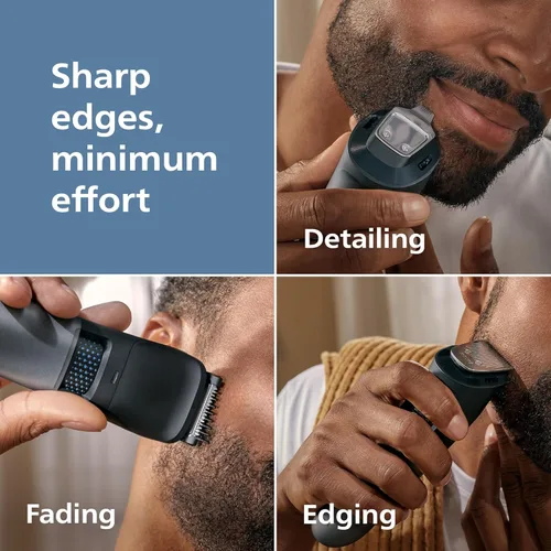 Miniatura 2 de Norelco Philips Recortador de barba Serie 7000, recortador 100% impermeable para hombres, 40 configuraciones de longitud de cabello, adaptabilidad