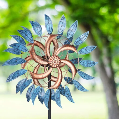 Miniatura 4 de WONDER GARDEN Molino de viento – Molino de viento grande de 6.2 pies para decoración de patio, césped y jardín, para exteriores