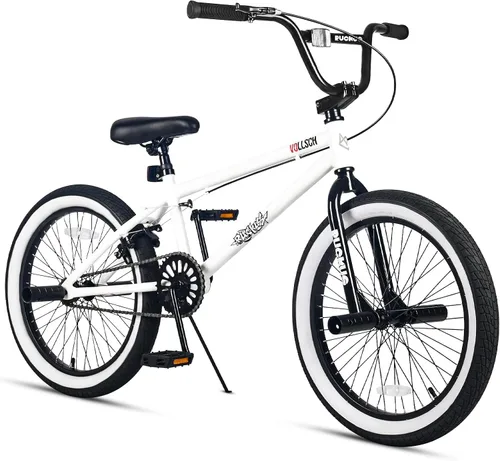 Miniatura 26 de vollsch Bicicletas BMX Freestyle de 18 y 20 pulgadas para adolescentes de 6 a 15 años de edad, niños, niñas, principiantes con palanca, varios