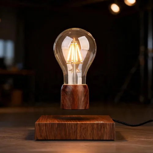 Miniatura 11 de Lámpara de escritorio con bombilla LED flotante de levitación magnética para regalos únicos, decoración de habitación, luz nocturna, decoración