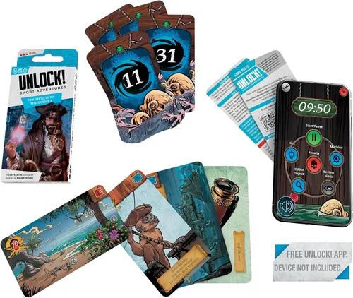 Miniatura 4 de Short Adventures 6: The Secrets of The Octopus - Juego de cartas inmersivo para niños y adultos, a partir de 10 años, 1-6 jugadores, 45 minutos