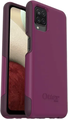 Miniatura 4 de OtterBox Funda Samsung Galaxy A12 Commuter Series Lite, negra, delgada y resistente, apta para bolsillo, con acceso abierto a puertos y altavoces