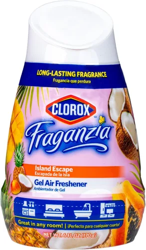 Miniatura 15 de Clorox Fraganzia Ambientador en Gel en Forma de Cono, Aroma de Orquídea Isla - Ambientador sin Enchufe, sin Batería para Habitaciones Pequeñas