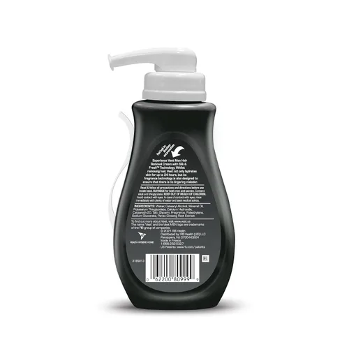 Miniatura 9 de Crema de depilación Veet para hombres, 5 minutos para piel sensible, gel de depilación para el cuerpo, pecho y espalda, dermatológicamente testado