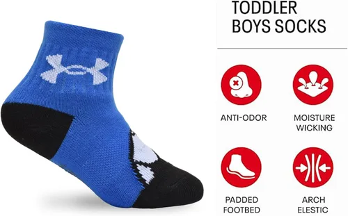 Miniatura 2 de Under Armour Calcetines Quarter para Niña Azul
