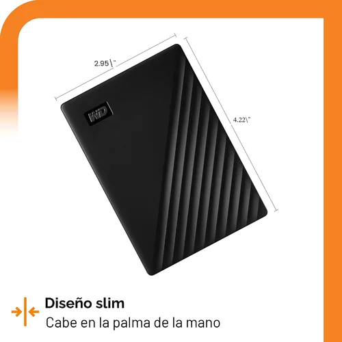 Miniatura 3 de WD 4TB My Passport, Disco duro externo portátil, negro, software de respaldo con defensa contra ransomware y protección con contraseña, compatible