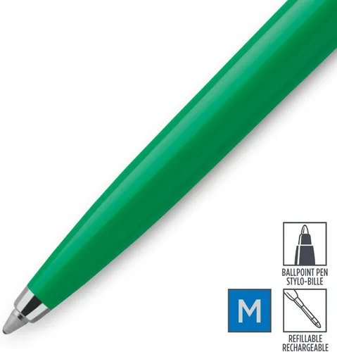 Miniatura 3 de Parker Jotter Originals - Colección de bolígrafos, acabado verde retro de los años 90, punta media, tinta negra, 1 unidad