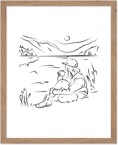 Miniatura 34 de Poster Master Póster de peonías – Estampado de flores retro – Ilustración floral – Ilustración en blanco y negro – Diseño de línea y abstracto