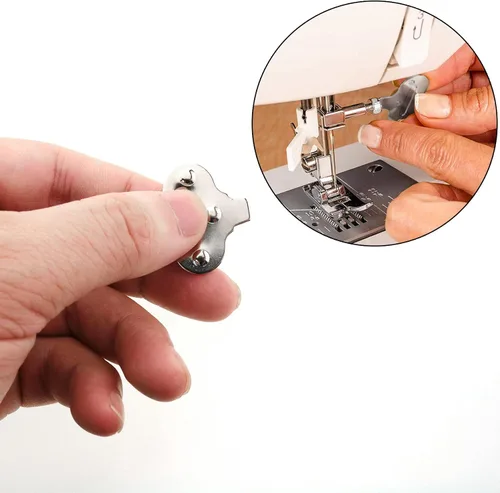 Miniatura 3 de Herramienta de reparación de máquina de coser destornillador de placa de aguja, 2 piezas, 1.181x0.906x0.039 in