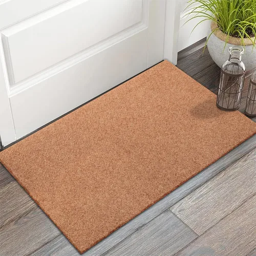 Miniatura 2 de AAZZKANG Paquete de 2 tapetes de bienvenida para interiores y exteriores con parte trasera antideslizante, multiusos, ultra absorbe el barro, fácil