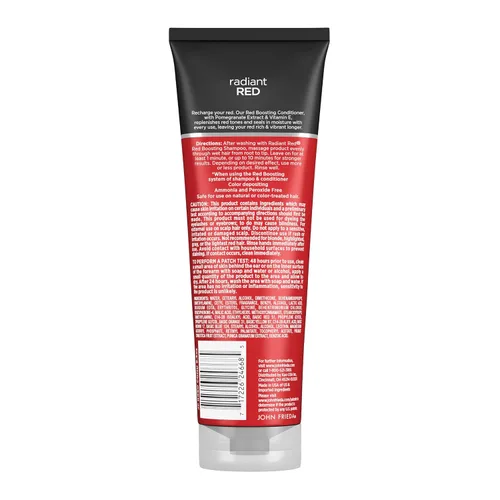 Miniatura 9 de John Frieda Radiant Red, Acondicionador para Elevar el Color Rojo, Hidrata y Realza los Tonos Rojos con Extracto de Granada y Vitamina E