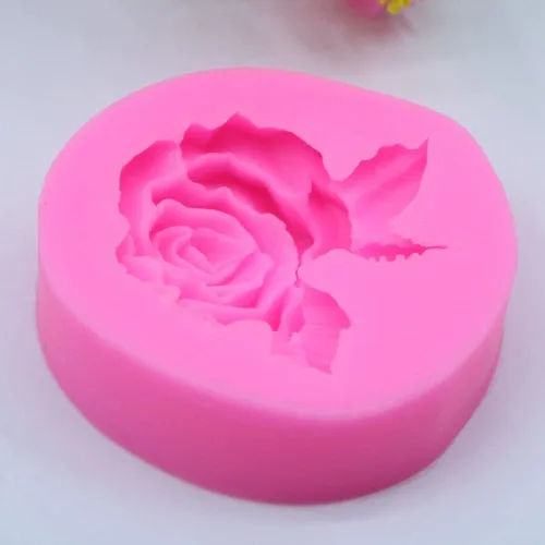 Miniatura 6 de Molde de jabón de silicona con forma de flor de rosa 3D, molde para pastel de chocolate, hecho a mano, decoración de fondant, fabricación de jabón