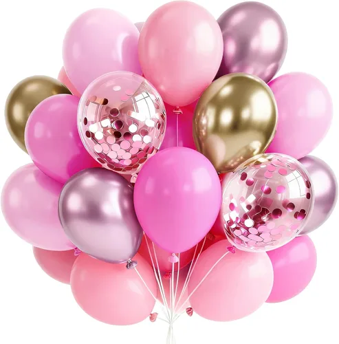 Miniatura 20 de PartyWoo Globos negros y dorados, 66 globos de 12 pulgadas color negro mate cromado metálico dorado para graduación, baby shower, cumpleaños, Año