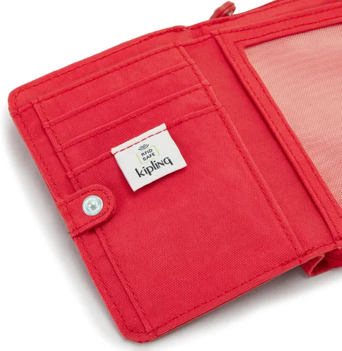 Miniatura 5 de Kipling Money Land para mujer, tecnología RFID anti-hacker, billetera de nailon a presión