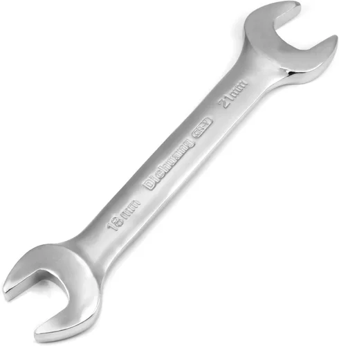 Miniatura 12 de Utoolmart Llave doble de extremo abierto, llave métrica de 9.055 in de longitud, llave de pie de gallo de 0.866 in x 0.945 in, CR-V, totalmente