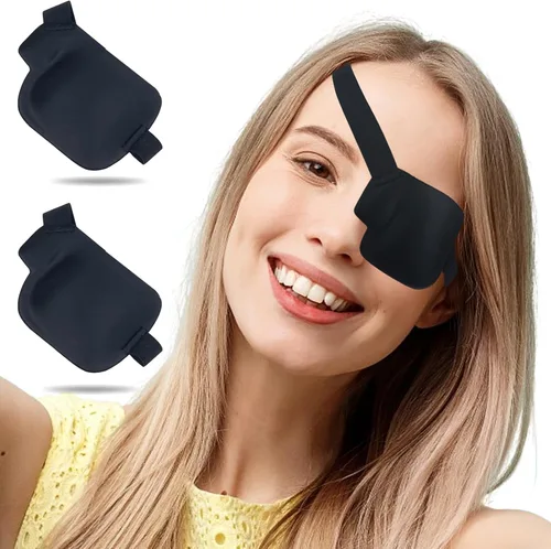 Miniatura 10 de Parche para los ojos, 2 parches médicos para los ojos para adultos y niños, parches para ojos perezosos para ambliopía 3D para ojo derecho (derecha)