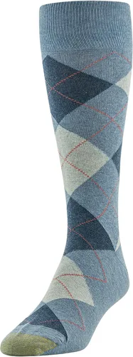 Miniatura 2 de GOLDTOE Men's Carlyle Argyle Crew Dress Socks, 3-Pairs