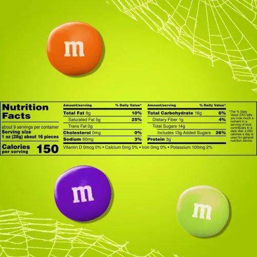 Miniatura 2 de M&M'S Caramelo de Halloween de chocolate con mantequilla de maní Ghoul's Mix de chocolate, 9.48 onzas
