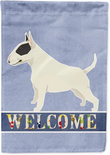 Miniatura 120 de Caroline's Treasures CK3704GF Bandera de jardín de bienvenida de Akita Shepherd Black and Tan - Bandera decorativa para patio exterior, patio
