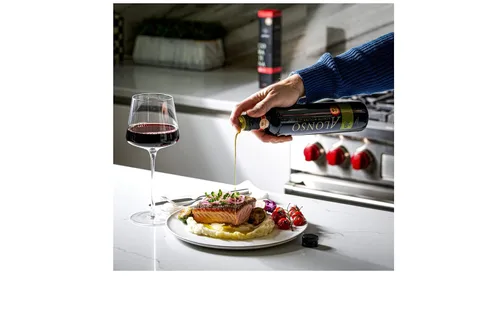Miniatura 7 de Alonso, Aceite de Oliva Virgen Extra, Chile, Cosecha 2025, Oro NYIOOC 2025, Regalo, Producción exclusiva, Hemisferio Sur, Fuente única, Granja