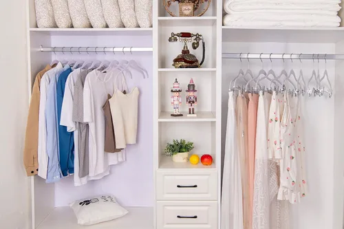 Miniatura 2 de Quality Hangers Perchas de plástico que no son de terciopelo para la ropa, juego de perchas resistentes para ropa, perchas para armario que ahorran
