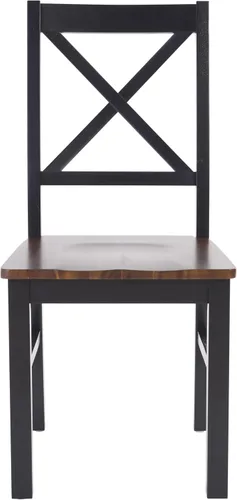 Miniatura 10 de Safavieh Home Collection Akash - Silla de comedor de 18 pulgadas con respaldo en X blanco y natural (juego de 2)