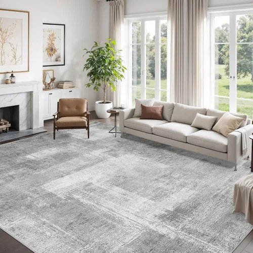Miniatura 58 de zesthome Alfombras de 5 x 7 pulgadas - Alfombra lavable resistente a las manchas, alfombras modernas abstractas para sala de estar, dormitorio